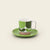 Grønn espressokopp fra Block Flower serien til Orla Kiely